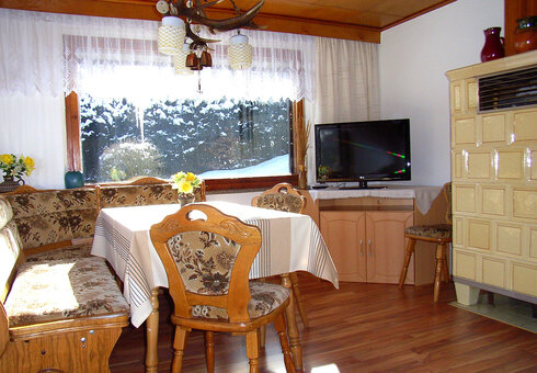 Blick in das Wohnzimmer