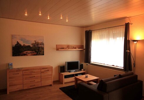 Wohnzimmer Fewo Fuchsstein