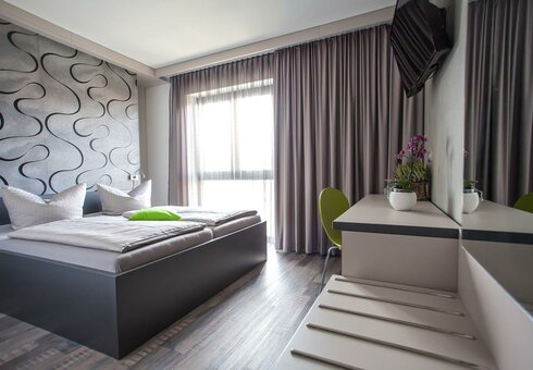 Blick in ein Gästezimmer