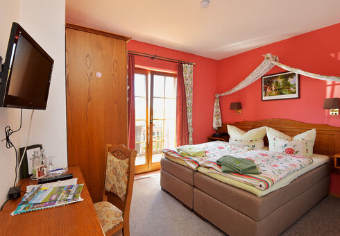 Blick in ein Gästezimmer