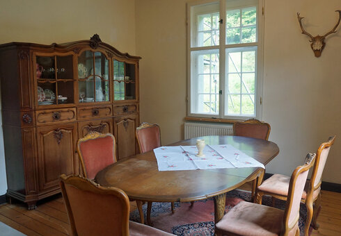 Blick in das Esszimmer