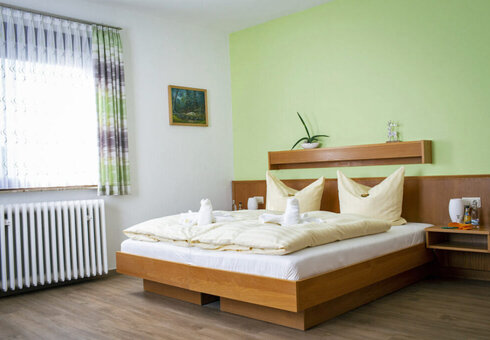 Einblick in ein Gästezimmer