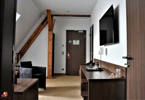 Blick in ein Gästezimmer