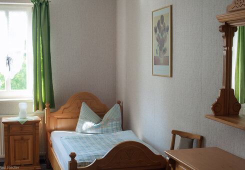 Blick in ein Gästezimmer