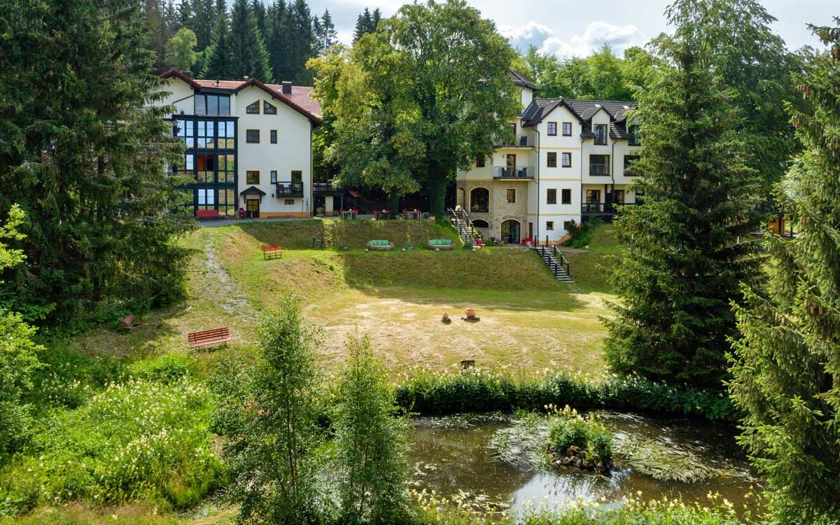 Blick in ein Gästezimmer