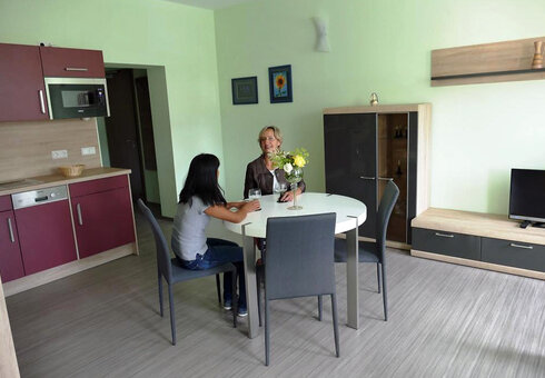 Blick in ein Appartement