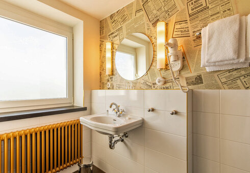 Blick in ein Badezimmer