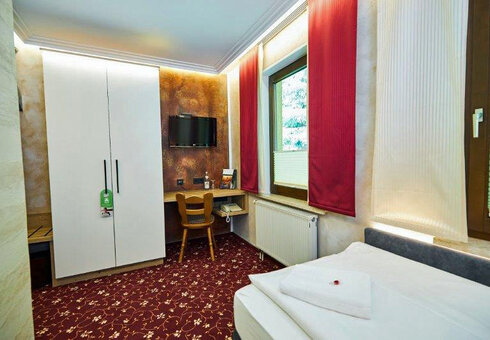 Blick in ein Gästezimmer