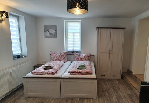 Blick in ein Gästezimmer 