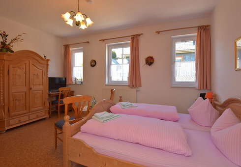 Blick in ein Gästezimmer