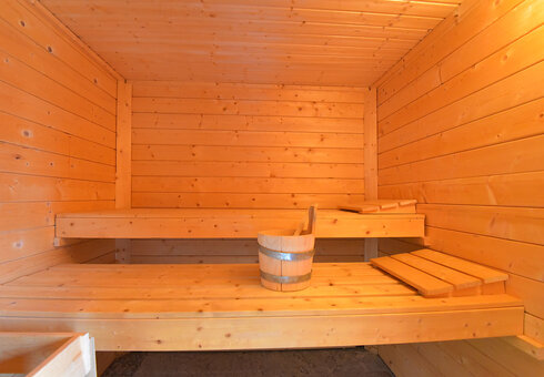 Sauna im Gartenhaus