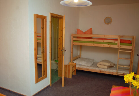 Blick in ein Familienzimmer