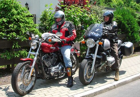 Biker sind bei uns herzlich willkommen