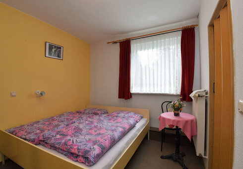 Blick in ein Gästezimmer