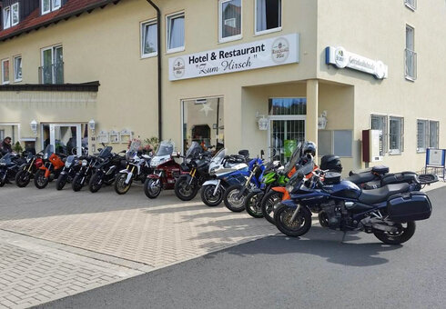 beliebtes Hotel bei Bikern