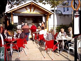 Blick zur Terrasse