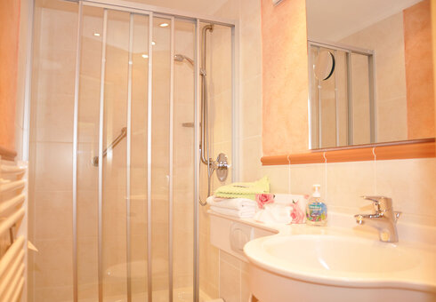 Blick in ein Badezimmer