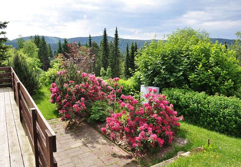 Ausblick von der Terrasse