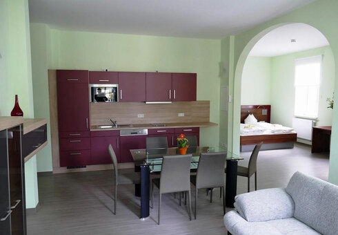 Blick in ein Appartement