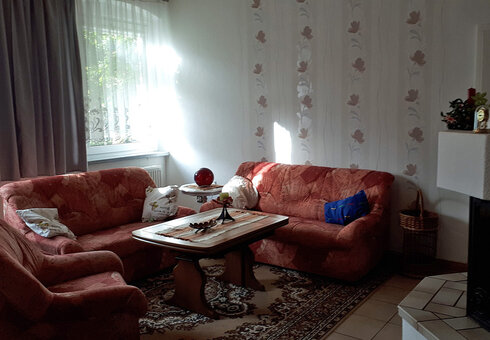 Blick in das Wohnzimmer