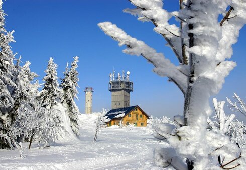 Neue Gehlberger Hütte, Winteransicht