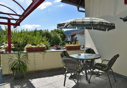 weitere Terrasse am Haus