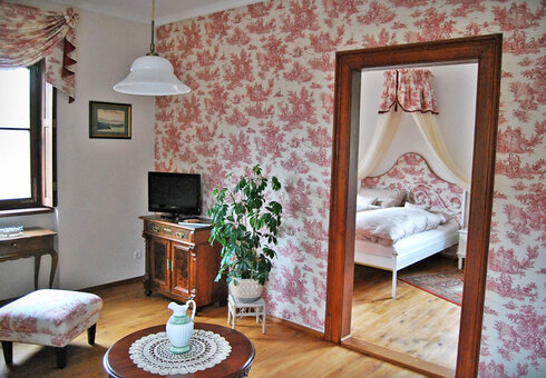 Blick in die Turmsuite