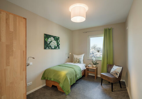 Blick in ein Ferienhaus
