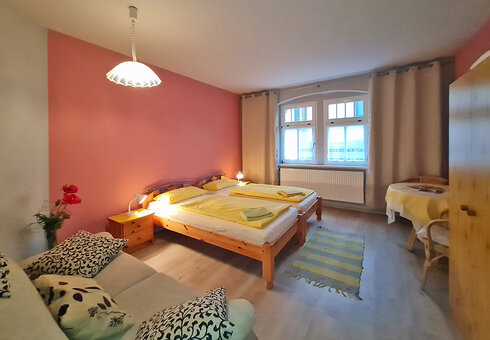 Blick in die Wohnung im Erdgeschoss
