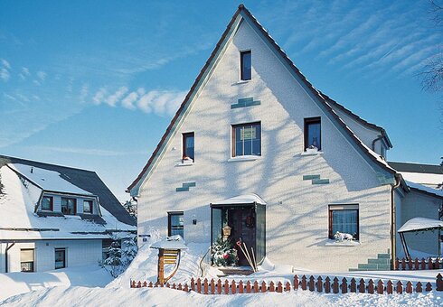 Haus Barbara, Winteransicht