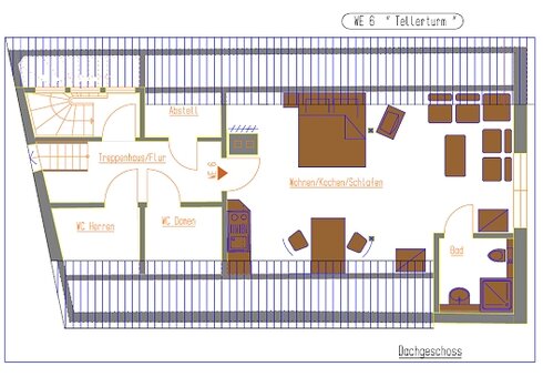 Grundriss Ferienwohnung 6