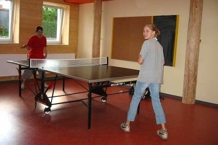 Hauseigene Tischtennisplatte