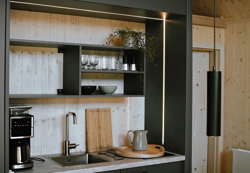 Wiesenglück Küche Tiny Haus 1