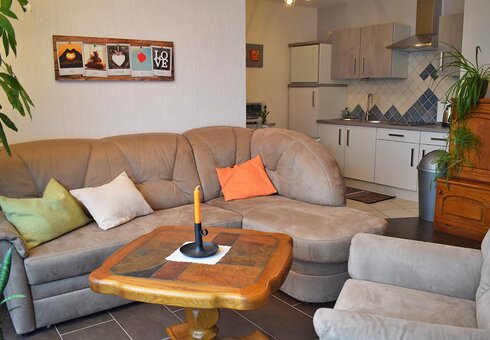 Blick in das Wohnzimmer