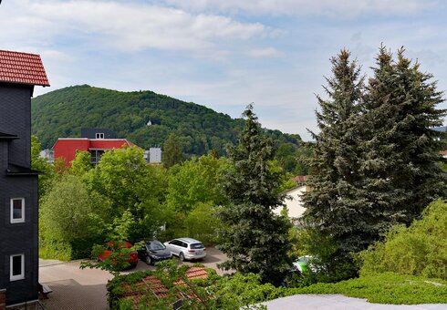 Blick vom Appartement zum Domberg