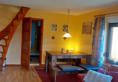 Blick in das Wohnzimmer