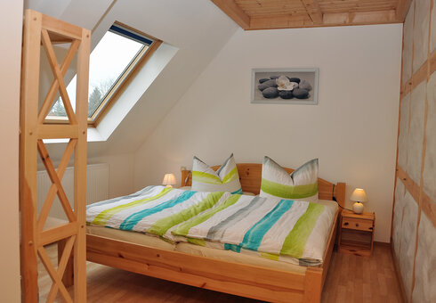 Blick in ein Doppelzimmer