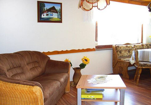Blick in das Wohnzimmer