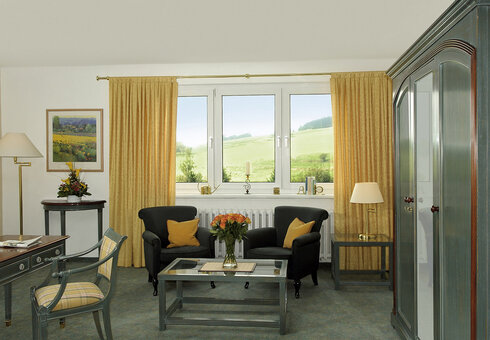 Blick in ein Gästezimmer