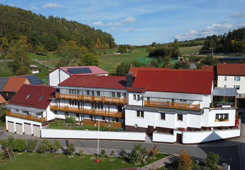 Luftbild vom Hotel
