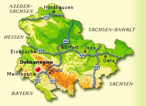 Lagekarte Dolmarregion