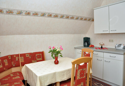 Blick in die Ferienwohnung, Küche