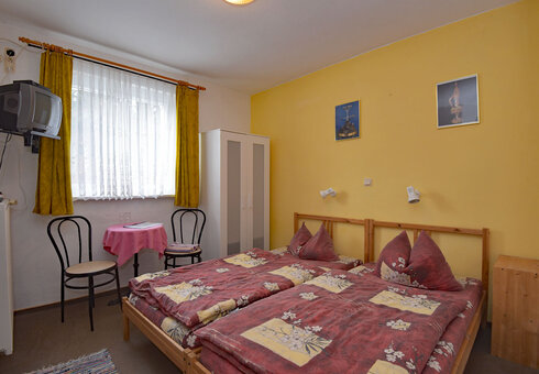 Blick in ein Gästezimmer