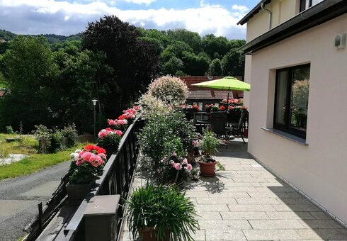 Auf unserer Terrasse