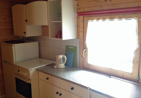 Blick in das Blockhaus