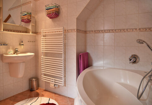 Blick in ein Badezimmer