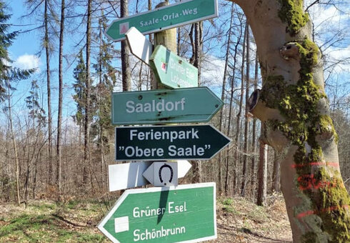 Zahlreiche Wanderwege rund um die Finnhütte Elena