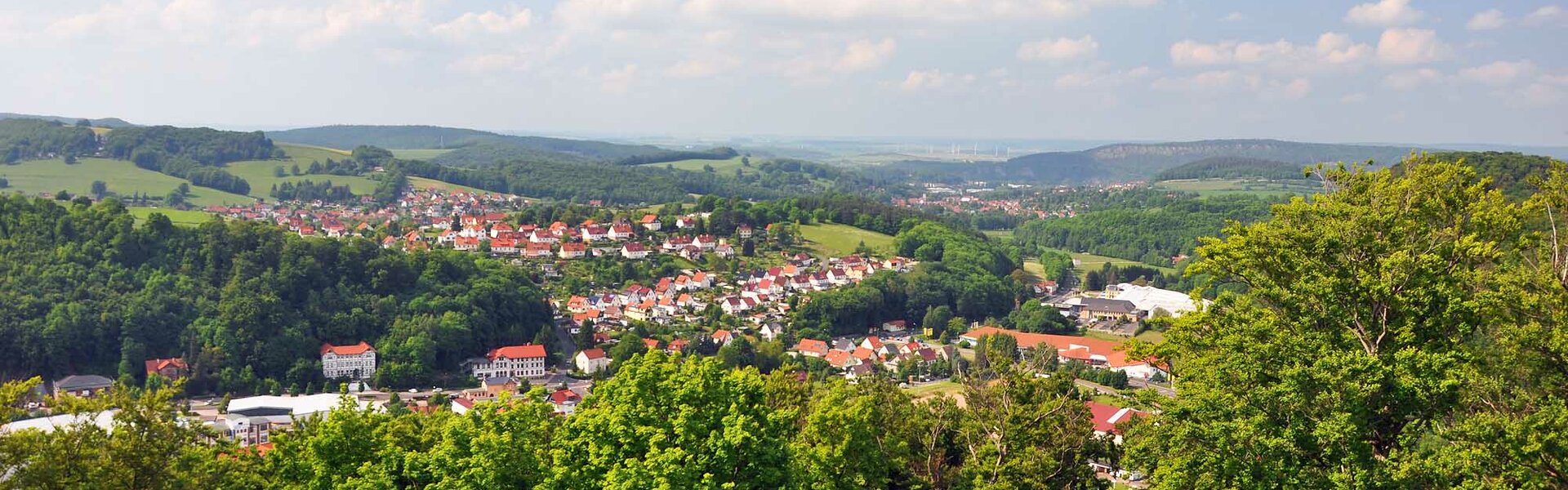 Blick auf Römhild-Thal