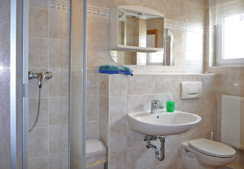 Blick in ein Badezimmer