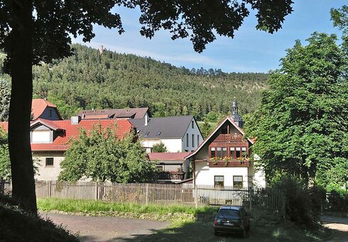 Blick auf die Gölitzwand und Großgölitz